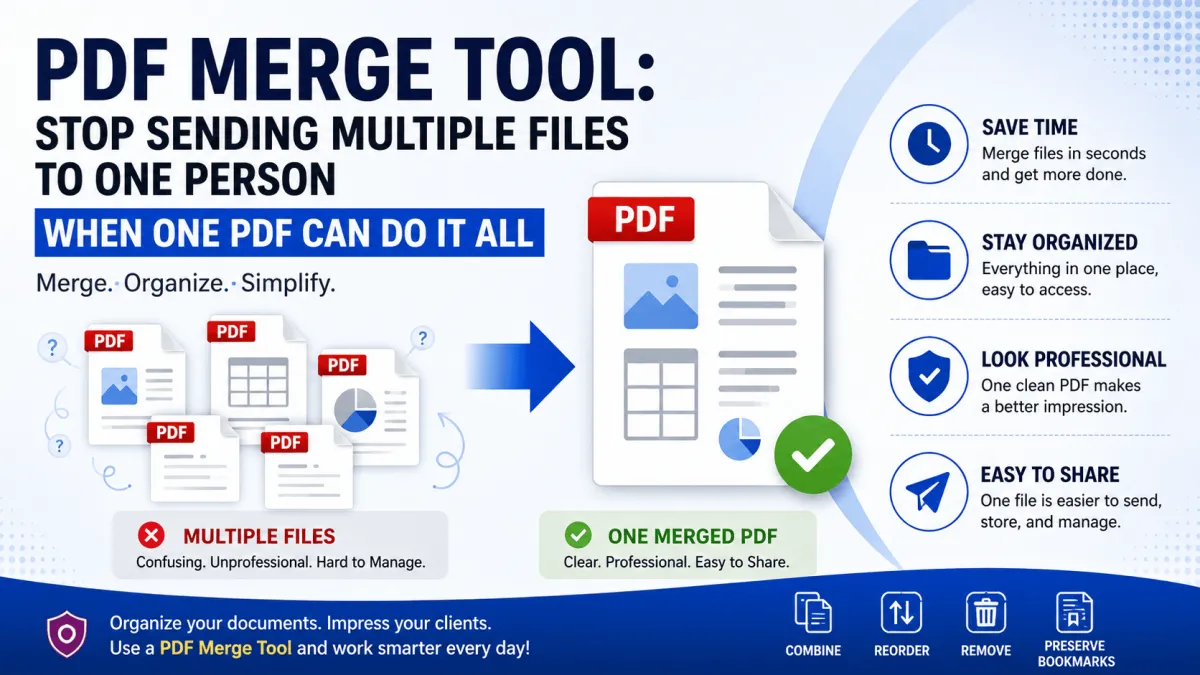 Stop Sending Multiple Files to One Person When a PDF Merge Tool Can Fix That