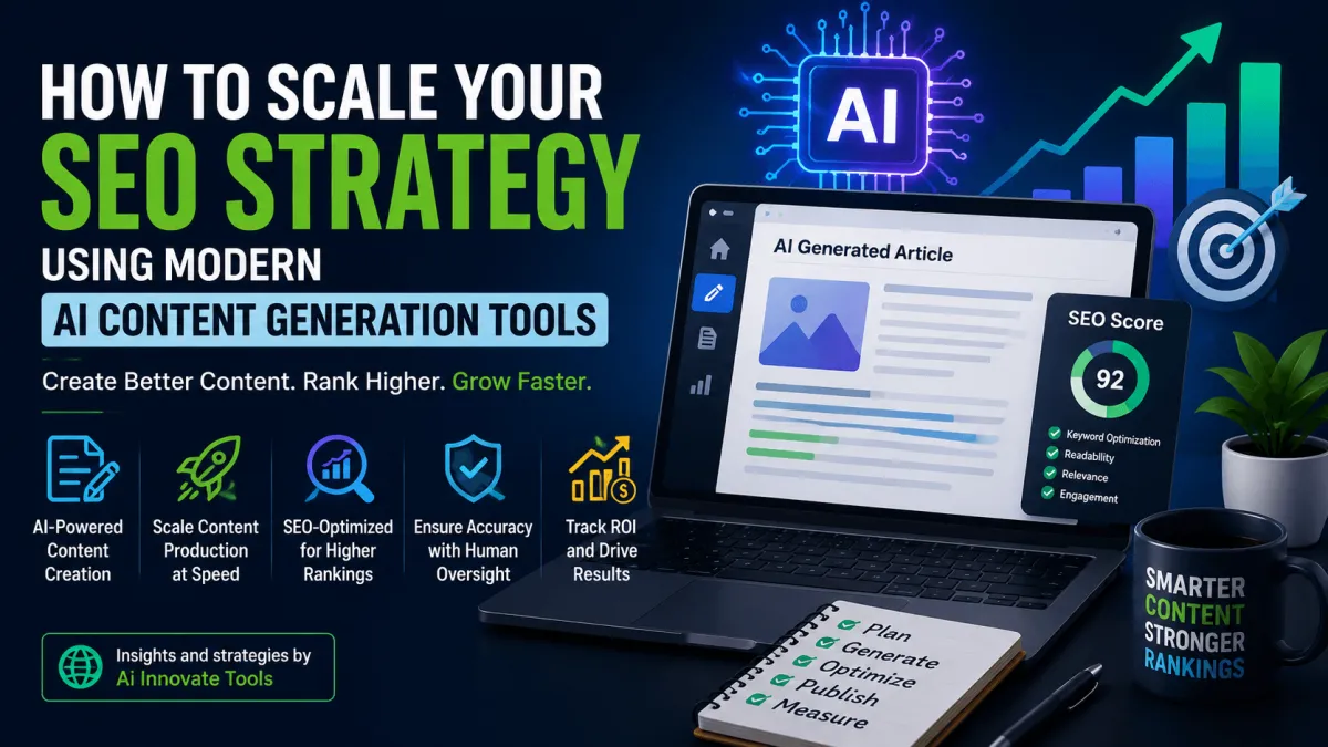 How to Scale Your SEO Strategy Using Modern AI Content Generation Tools