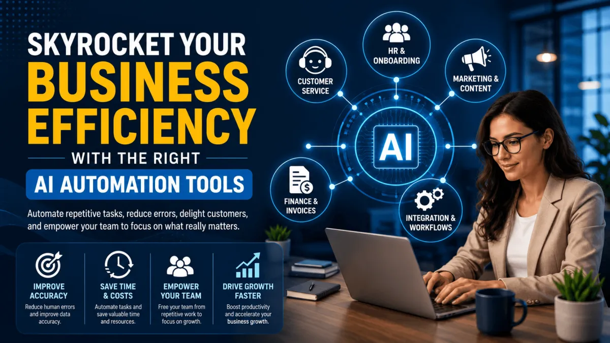 Skyrocket Your Business Efficiency with the Right AI Automation Tools